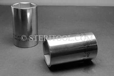 #12373 - 1-3/4" X 3/4 DR Stainless Steel Deep Socket. 3/4dr, 3/4-dr, 3/4 dr, deep socket, stainless steel