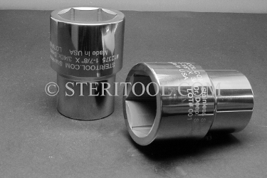 #12375 - 1-7/8" X 3/4 DR Stainless Steel Deep Socket. 3/4dr, 3/4-dr, 3/4 dr, deep socket, stainless steel