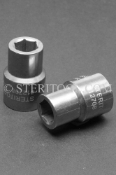 #12708 - 1/2" X 1/2 DR Stainless Steel Standard Socket. 1/2dr, 1/2-dr, 1/2 dr, socket, stainless steel