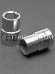 #12711 - 5/8" X 1/2 DR Stainless Steel Standard Socket. 1/2dr, 1/2-dr, 1/2 dr, socket, stainless steel