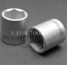 #12721 - 1-3/16" X 1/2 DR Stainless Steel Standard Socket. - 12721