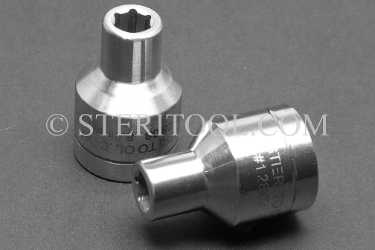 #12808 - 8mm X 1/2 DR Stainless Steel Standard Socket. 1/2dr, 1/2-dr, 1/2 dr, socket, stainless steel