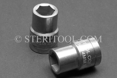 #12814 - 14mm X 1/2 DR Stainless Steel Standard Socket. 1/2dr, 1/2-dr, 1/2 dr, socket, stainless steel