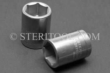 #12820 - 20mm X 1/2 DR Stainless Steel Standard Socket. 1/2dr, 1/2-dr, 1/2 dr, socket, stainless steel