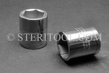 #12826 - 26mm X 1/2 DR Stainless Steel Standard Socket. 1/2dr, 1/2-dr, 1/2 dr, socket, stainless steel