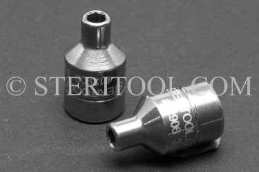 #12906 - 3.5mm x 1/4 DR Stainless Steel Standard Socket. 1/4dr, 1/4 dr, 1/4-dr, socket, stainless steel