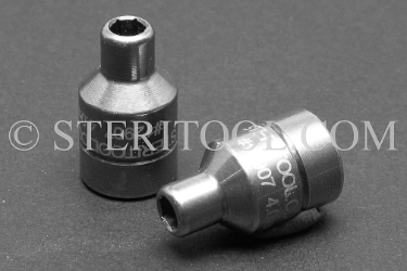 #12907 - 4.0mm x 1/4 DR Stainless Steel Standard Socket. 1/4dr, 1/4 dr, 1/4-dr, socket, stainless steel