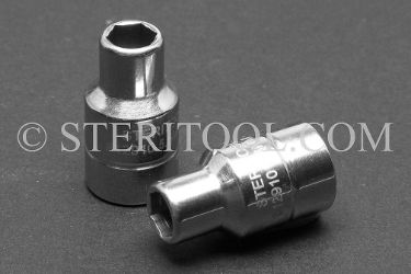 #12910 - 5.5mm x 1/4 DR Stainless Steel Standard Socket. 1/4dr, 1/4 dr, 1/4-dr, socket, stainless steel