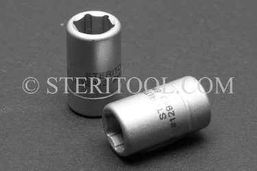#12913_316 - NM 8.0mm x 1/4 DR Stainless Steel Standard Socket. 316L 1/4dr, 1/4 dr, 1/4-dr, socket, stainless steel
