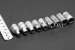 #12950 - SET: 9 pc Stainless Steel 1/4 DR Standard Inch Socket Set: 1/8" ~  3/8". - 12950