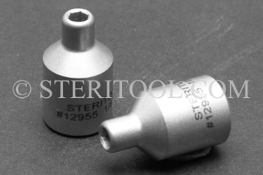 #12955 - 1/8" x 1/4 DR Stainless Steel Standard Socket. 1/4dr, 1/4 dr, 1/4-dr, socket, stainless steel