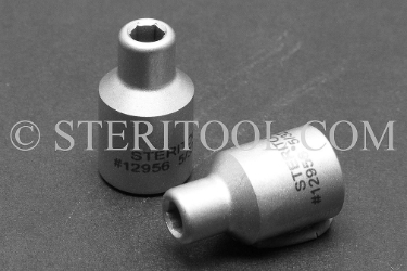 #12956 - 5/32" x 1/4 DR Stainless Steel Standard Socket. 1/4dr, 1/4 dr, 1/4-dr, socket, stainless steel