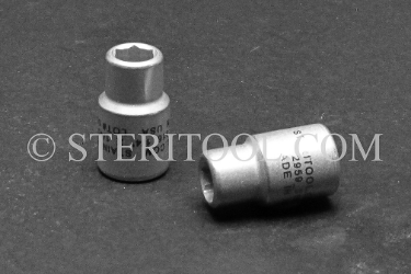 #12959_316 - NM 1/4" x 1/4 DR Stainless Steel Standard Socket. 316L 1/4dr, 1/4 dr, 1/4-dr, socket, stainless steel