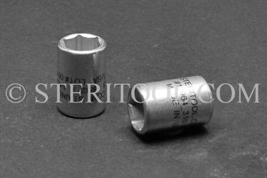 #12964_316 - NM 13/32" x 1/4 DR Stainless Steel Standard Socket. 316L 1/4dr, 1/4 dr, 1/4-dr, socket, stainless steel