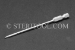 #13082 - 1.2mm Ball Hex x 4"(100mm) OAL Stainless Steel Power Bit. - 13082