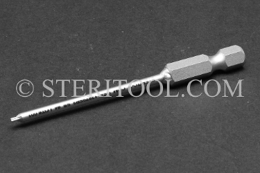 #13879SP3 - #4 Star Stainless Steel Power Bit, 3" OAL hex lobe, star, torx, power bit, stainless steel