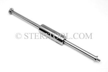 #10028S - 14"(350mm) Stainless Steel Sliding Slap Hammer Attachment. 1/4-20 Thread. sliding slap hammer, extractor, stainless steel