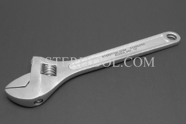 #20003_IND - 12"(300mm) Stainless Steel Adjustable Wrench (INDUSTRIAL VERSION) adjustable, wrench, spanner, stainless steel