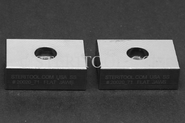 #20020_71 - Smooth Stainless Steel Jaws for item 20020.  pipe wrench, adjustable wrench, pipe, stainless steel