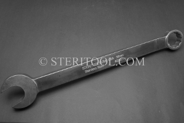 #20088 - 60mm Stainless Steel Combination Wrench. wrench, combination, spanner, stainless steel