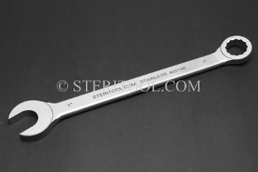 #20146 - 1" Stainless Steel Combination Wrench. wrench, combination, spanner, stainless steel