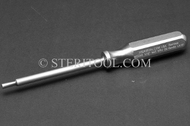 #20297 - 1/8" Stainless Steel Nut Driver with SS Handle. nut driver, stainless steel