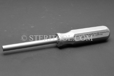 #20301 - 1/4" Stainless Steel Nut Driver with SS Handle. nut driver, stainless steel