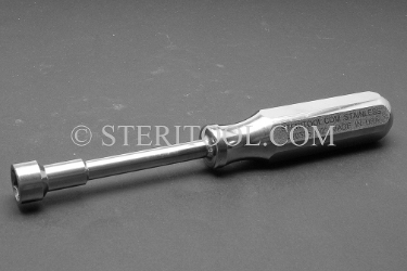 #20305 - 1/2" Stainless Steel Nut Driver with SS Handle. nut driver, stainless steel