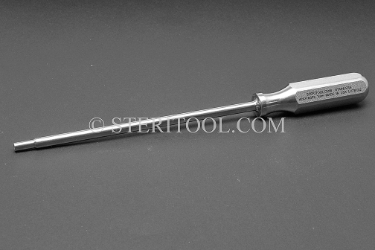 #20316SP6 - 3.0mm Stainless Steel Nut Driver, SS Handle, 6"(150mm) Shaft. nut driver, stainless steel