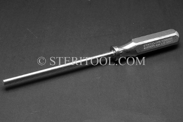 #20318_SP6 - 4mm Stainless Steel Nut Driver, SS Handle, 6"(150mm) Shaft. nut driver, stainless steel