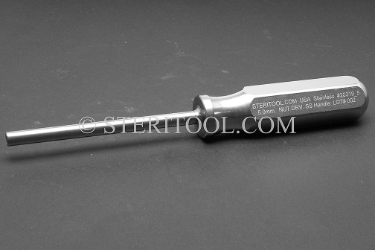 #20319_5 - 5.0mm Stainless Steel Nut Driver, SS Handle. nut driver, stainless steel