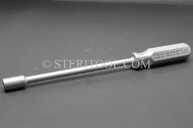 #20323SP7.48 - 10mm Stainless Steel Nut Driver, SS Handle, 7.48"(190mm) Shaft. nut driver, stainless steel
