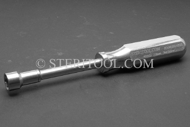 #20325 - 12mm Stainless Steel Nut Driver with SS Handle. nut driver, stainless steel