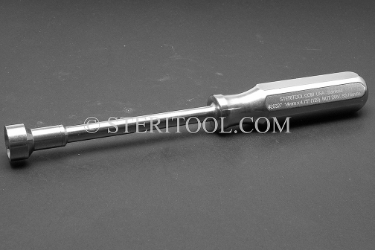 #20327 - 14mm Stainless Steel Nut Driver with SS Handle. nut driver, stainless steel