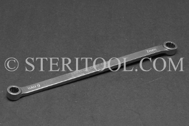 #20500 - 6.0 x 7.0mm Stainless Steel Double Box End Wrench. box end, boxend, wrench, spanner, 12pt, 12-pt, 12 pt, stainless steel