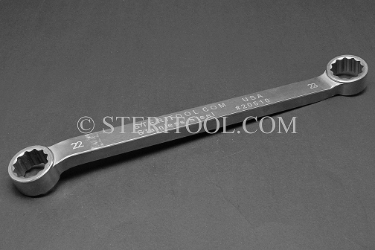 #20510 - 22.0 x 23.0mm Stainless Steel Double Box End Wrench. box end, boxend, wrench, spanner, 12pt, 12-pt, 12 pt, stainless steel