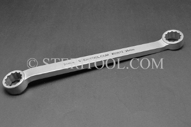 #20512 - 24.0 x 25.0mm Stainless Steel Double Box End Wrench. box end, boxend, wrench, spanner, 12pt, 12-pt, 12 pt, stainless steel