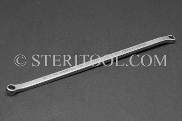 #20549_8 - 1/4"" x 1/4" Stainless Steel Double Box End Wrench, 8"(200mm) OAL. wrench, spanner, double box end, boxend, stainless steel
