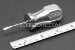 #21213 - 1/8" Stainless Steel Stubby Screwdriver, SS Handle, 3.75"(95mm) OAL. - 21213