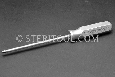 #21223 - Philips #2 Stainless Steel Screwdriver, SS Handle. screwdriver, screw, phillips, philips, stainless steel