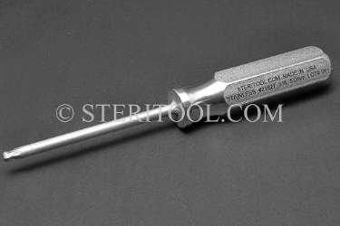 #21827_316 - NM 5.0mm Stainless Steel Ball Hex Driver, SS Handle. 316L ball hex, driver, allen, stainless steel