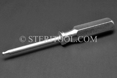 #21828_316 - NM 6.0mm Stainless Steel Ball Hex Driver, SS Handle. 316L ball hex, driver, allen, stainless steel