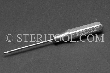 #21871ST - 5/64" Stainless Steel Hex Driver, SS Handle. ball hex, driver, allen, stainless steel