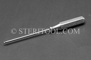 #21873 - 7/64" Stainless Steel Ball Hex Driver, SS Handle. ball hex, driver, allen, stainless steel