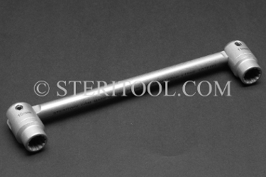 #22041 - 10mm x 11mm Stainless Steel Swivel Wrench. wrench, swivel, flex head, spanner, socket, stainless steel