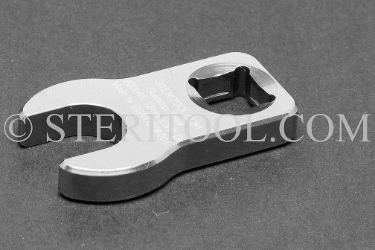 #30045 - 12mm x 3/8 DR Stainless Steel Crows Foot Wrench. crows foot, crows-foot, crowsfoot, offset, socket, wrench, stainless steel, 3/8dr, 3/8-dr, 3/8 dr