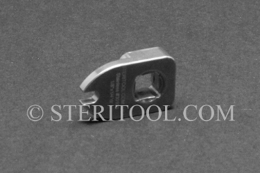 #30100 - 1/8" X 1/4 DR Stainless Steel Crows Foot Wrench. crows foot, crows-foot, crowsfoot, offset, socket, wrench, stainless steel, 1/4dr, 1/4-dr, 1/4 dr