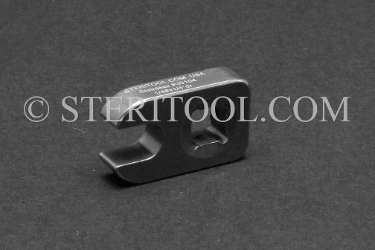 #30104 - 1/4" X 1/4 DR Stainless Steel Crows Foot Wrench. crows foot, crows-foot, crowsfoot, offset, socket, wrench, stainless steel, 1/4dr, 1/4-dr, 1/4 dr