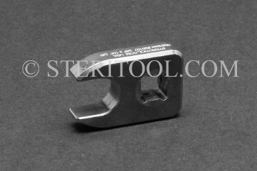 #30107 - 3/8" X 1/4 DR Stainless Steel Crows Foot Wrench. crows foot, crows-foot, crowsfoot, offset, socket, wrench, stainless steel, 1/4dr, 1/4-dr, 1/4 dr