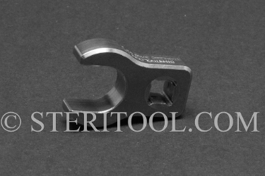 #30109 - 1/2" X 1/4 DR Stainless Steel Crows Foot Wrench. crows foot, crows-foot, crowsfoot, offset, socket, wrench, stainless steel, 1/4dr, 1/4-dr, 1/4 dr
